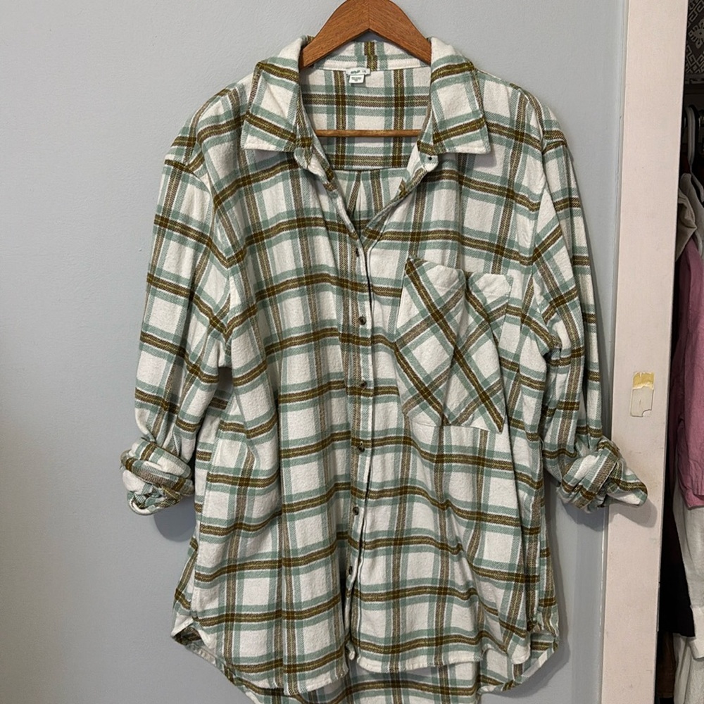 Oversized flannel